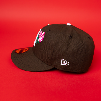 NEW ERA EXCLUSIVE 59FIFTY BROWN CHICAGO WHITE SOX W/ ALL STAR YEARS SIDE PATCH