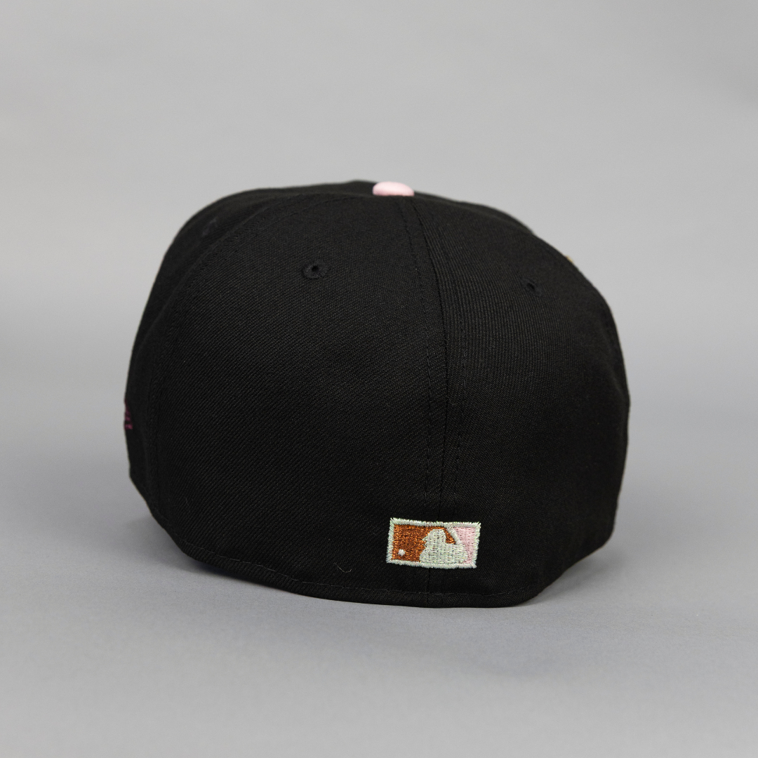NEW ERA EXCLUSIVE 59FIFTY BLACK/ BURGUNDY PHILADELPHIA PHILLIES W/ 1996 ALL STAR GAME SIDE PATCH