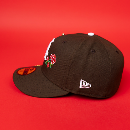 NEW ERA EXCLUSIVE 59FIFTY BROWN CHICAGO WHITE SOX W/ WORLD SERIES CHAMPIONS SIDE PATCH