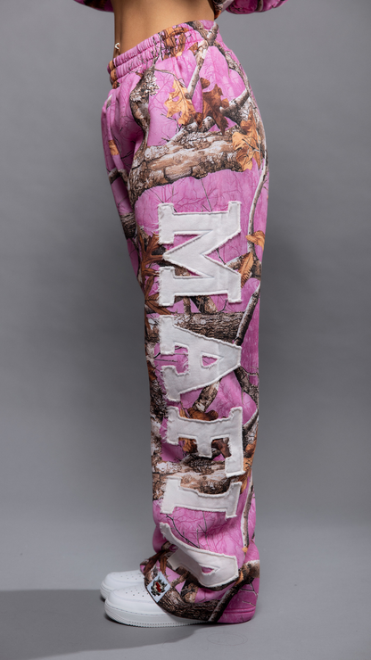 CAP CITY X SHORELINE MAFIA PINK CAMO PANTS -UNISEX