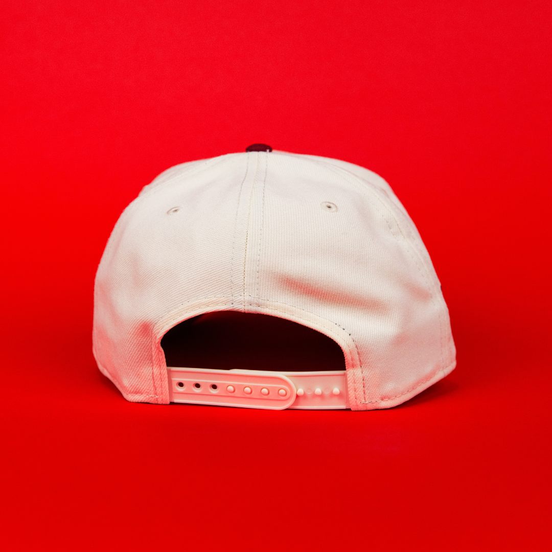 NEW ERA 9FIFTY A-FRAME CHROME/ BLUE CHICAGO WHITE SOX SNAPBACK W/ 2005 WORLD SERIES SIDE PATCH