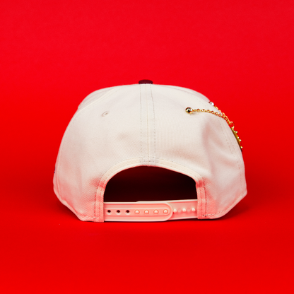 NEW ERA 9FIFTY A-FRAME CHROME/ BLUE LOS ANGELES DODGERS SNAPBACK W/ 50TH ANNIVERSARY SIDE PATCH