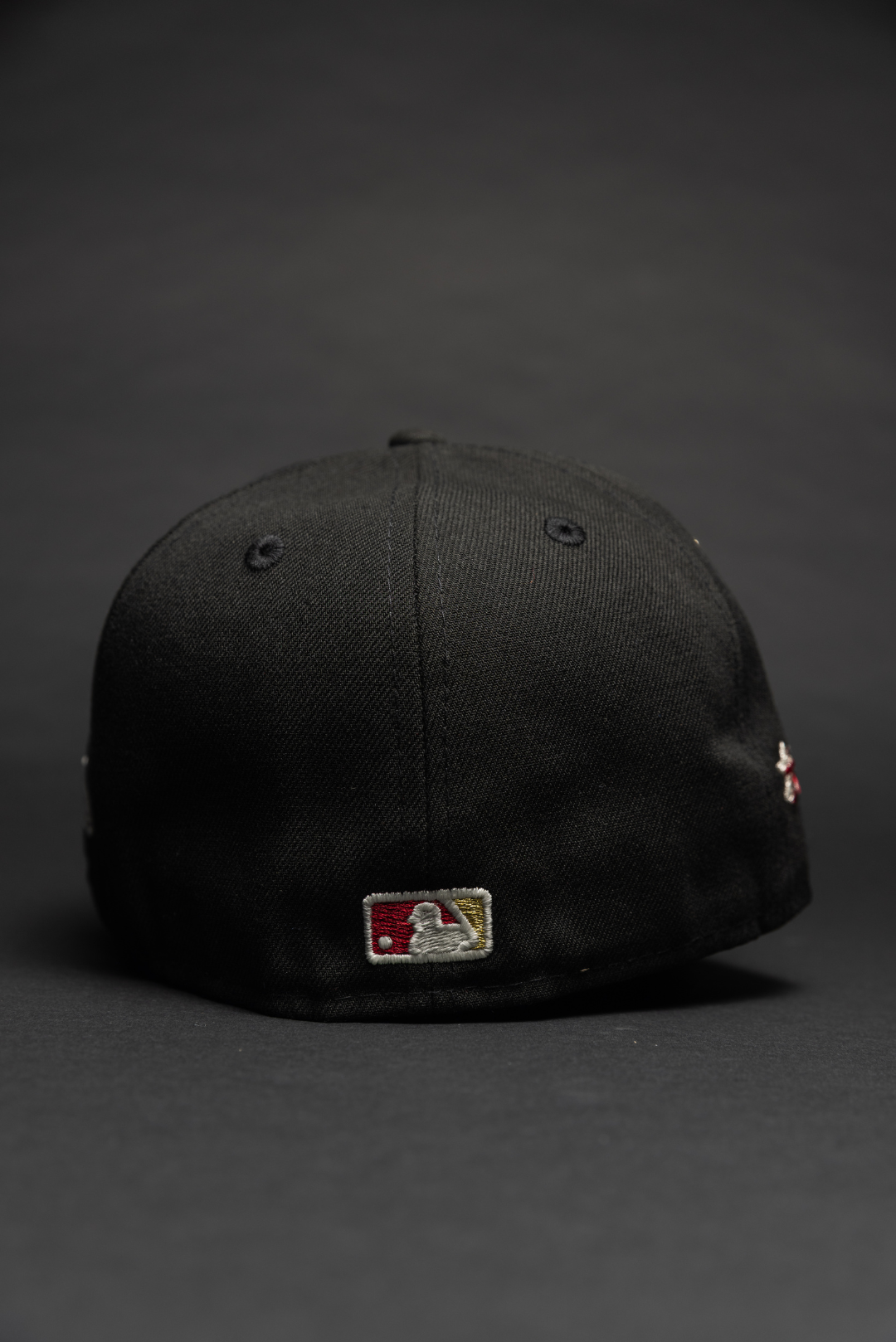 NEW ERA EXCLUSIVE 59FIFTY BLACK OAKLAND ATHLETICS W/ 25TH ANNIVERSARY SIDE PATCH