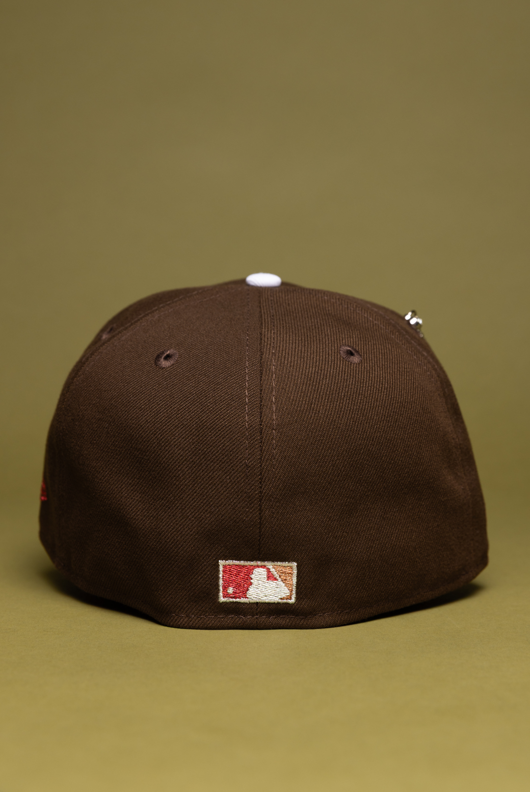 NEW ERA EXCLUSIVE 59FIFTY BROWN LOS ANGELES DODGERS W/ BLOOMING ROSE + 60TH ANNIVERSARY SIDE PATCH