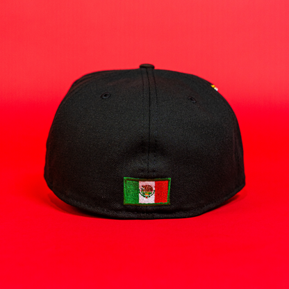 NEW ERA EXCLUSIVE 59FIFTY BLACK/ BROWN MEXICO 2025 WORLD BASEBALL CLASSIC TWO TONE