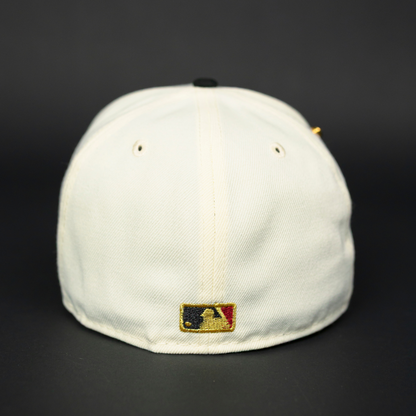 NEW ERA EXCLUSIVE 59FIFTY CHROME/ BLACK LOS ANGELES DODGERS W/ SHOHEI OHTANI SIDE PATCH