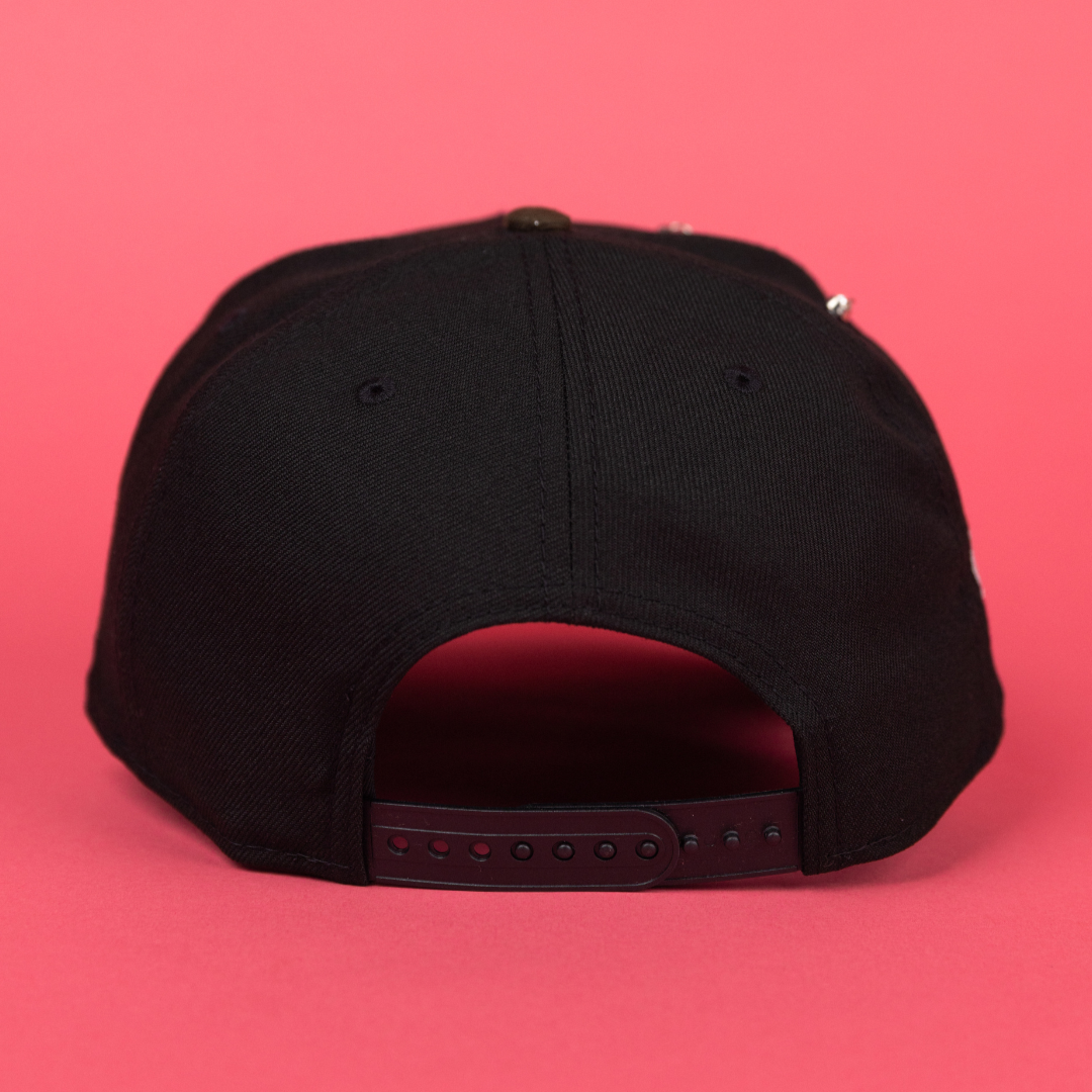 NEW ERA EXCLUSIVE 9FIFTY BLACK/ BROWN CHICAGO WHITE SOX W/ 1917 WORLD SERIES SIDE PATCH