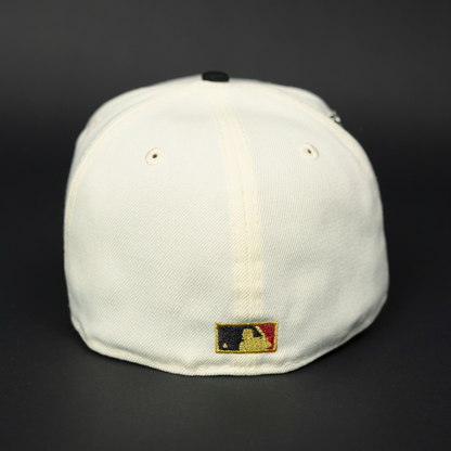NEW ERA EXCLUSIVE 59FIFTY CHROME/ BLACK CHICAGO WHITE SOX W/ ALL STAR YEARS SIDE PATCH