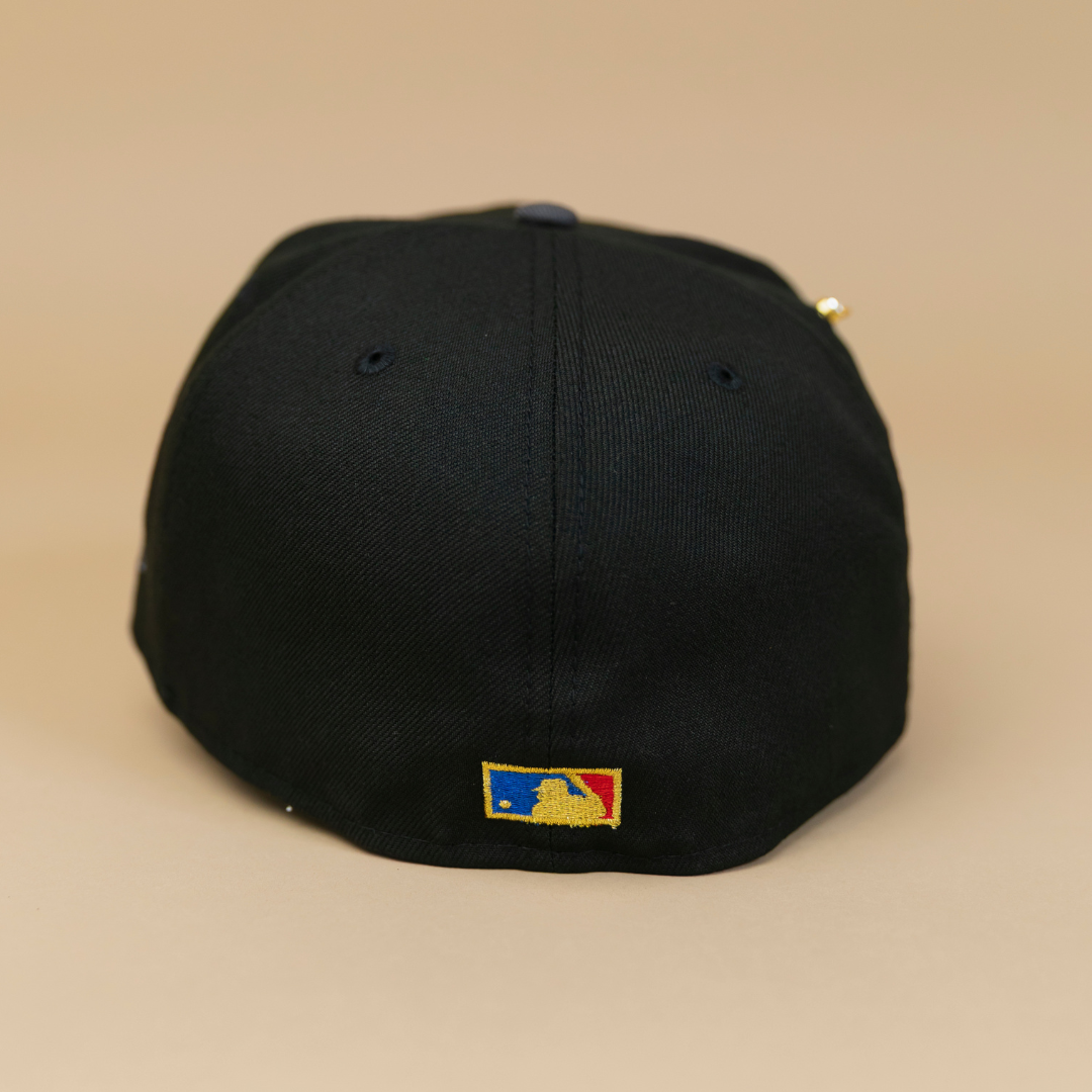 NEW ERA EXCLUSIVE 59FIFTY BLACK/ GREY PHILADELPHIA PHILLIES W/ 1996 ALL STAR GAME SIDE PATCH