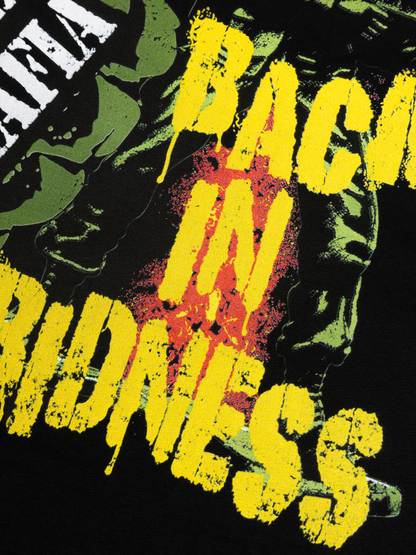 CAP CITY X SHORELINE MAFIA BLACK GRENADE "BACK IN BIDNESS" TEE - UNISEX
