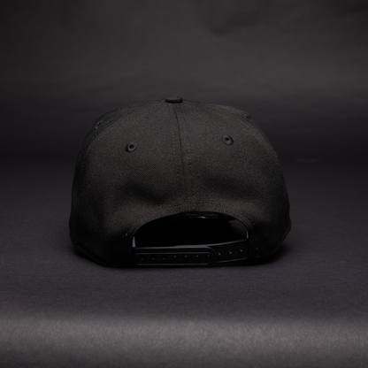 NEW ERA 9FIFTY A-FRAME BLACK TORONTO BLUE JAYS SNAPBACK W/ 30TH ANNIVERSARY SIDE PATCH