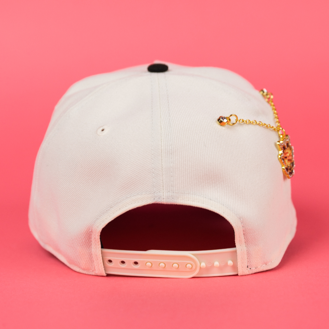 NEW ERA 9FIFTY A-FRAME CHROME/ BLACK OAKLAND A'S W/ "RICKY HENDERSON" SIDE PATCH