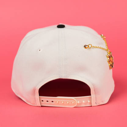 NEW ERA 9FIFTY A-FRAME CHROME/ BLACK OAKLAND A'S W/ "RICKY HENDERSON" SIDE PATCH