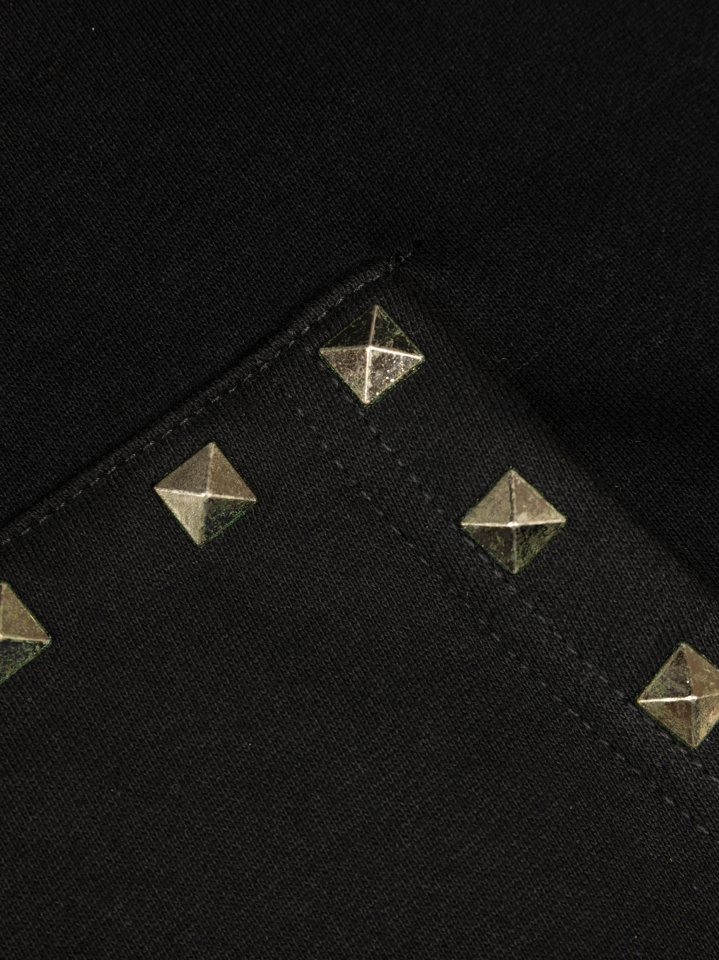 CAP CITY X SHORELINE MAFIA BLACK STUDDED ZIP UP HOODIE - UNISEX