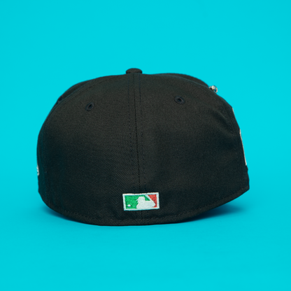NEW ERA EXCLUSIVE 59FIFTY BLACK PHILADELPHIA PHILLIES W/ 1996 ALL STAR GAME SIDE PATCH