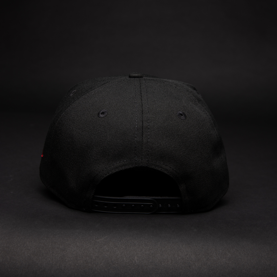 NEW ERA 9FIFTY A-FRAME BLACK TORONTO BLUE JAYS SNAPBACK W/ 30TH ANNIVERSARY SIDE PATCH