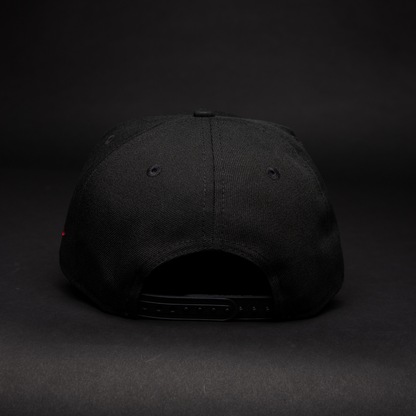 NEW ERA 9FIFTY A-FRAME BLACK TORONTO BLUE JAYS SNAPBACK W/ 30TH ANNIVERSARY SIDE PATCH