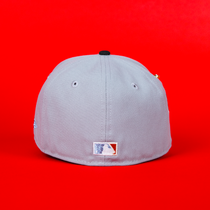 NEW ERA EXCLUSIVE 59FIFTY GREY/ BLACK ARIZONA DIAMONDBACKS W/ 1998 INAUGURAL SEASON SIDE PATCH