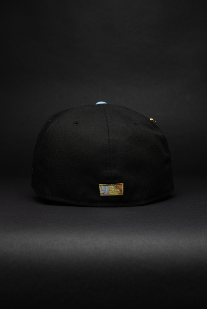 NEW ERA EXCLUSIVE 59FIFTY BLACK/FOREST GREEN PHILADELPHIA PHILLIES W/ 1996 ALL STAR GAME SIDE PATCH