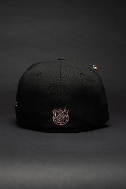 NEW ERA EXCLUSIVE 59FIFTY BLACK CHICAGO BLACKHAWKS W/ ALL STAR GAME PARK SIDE PATCH