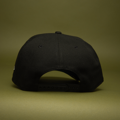 NEW ERA 9FIFTY A-FRAME BLACK LOS ANGELES DODGERS SNAPBACK W/ PALM TREES + 2020 WORLD SERIES SIDE PATCH