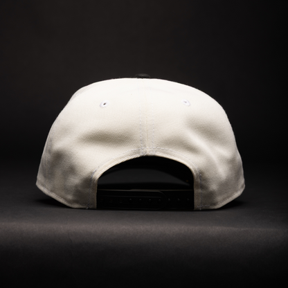 NEW ERA 9FIFTY A-FRAME CHROME/BLACK LOS ANGELES DODGERS "SHOHEI OHTANI" SCRIPT W/ LA LOGO SIDE PATCH