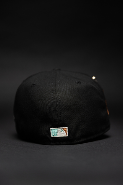 NEW ERA EXCLUSIVE 59FIFTY BLACK PHILADELPHIA PHILLIES W/ 1996 ALL STAR GAME SIDE PATCH