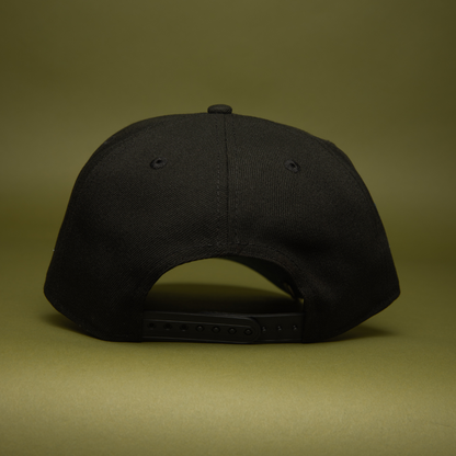 NEW ERA 9FIFTY A-FRAME BLACK LOS ANGELES DODGERS SNAPBACK W/ 2020 WORLD SERIES SIDE PATCH