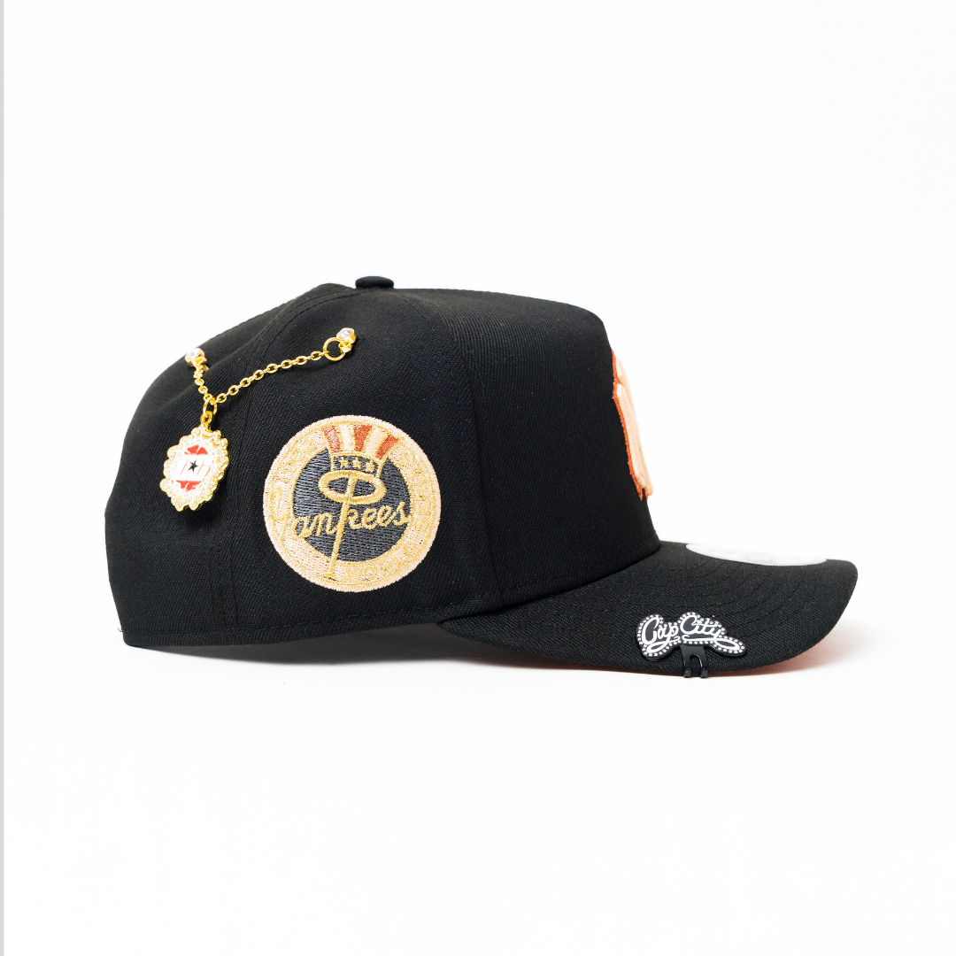 NEW ERA 9FIFTY A-FRAME BLACK NEW YORK YANKEES SNAPBACK W/ 1962 WORLD SERIES SIDE PATCH