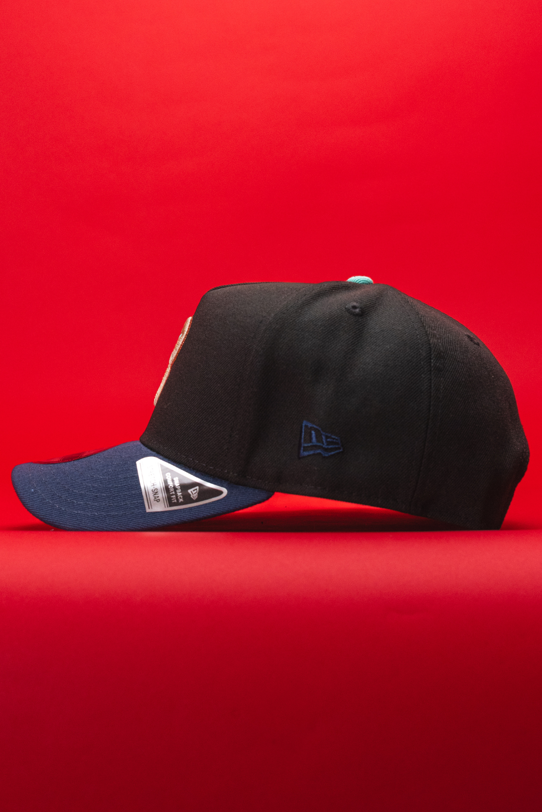 NEW ERA 9FIFTY A-FRAME BLACK/NAVY PHILADELPHIA PHILLIES SNAPBACK W/ 1996 ALL STAR GAME SIDE PATCH