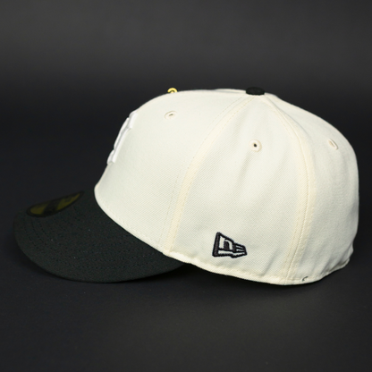 NEW ERA EXCLUSIVE 59FIFTY CHROME/ BLACK DETROIT TIGERS W/ WORLD SERIES SIDE PATCH