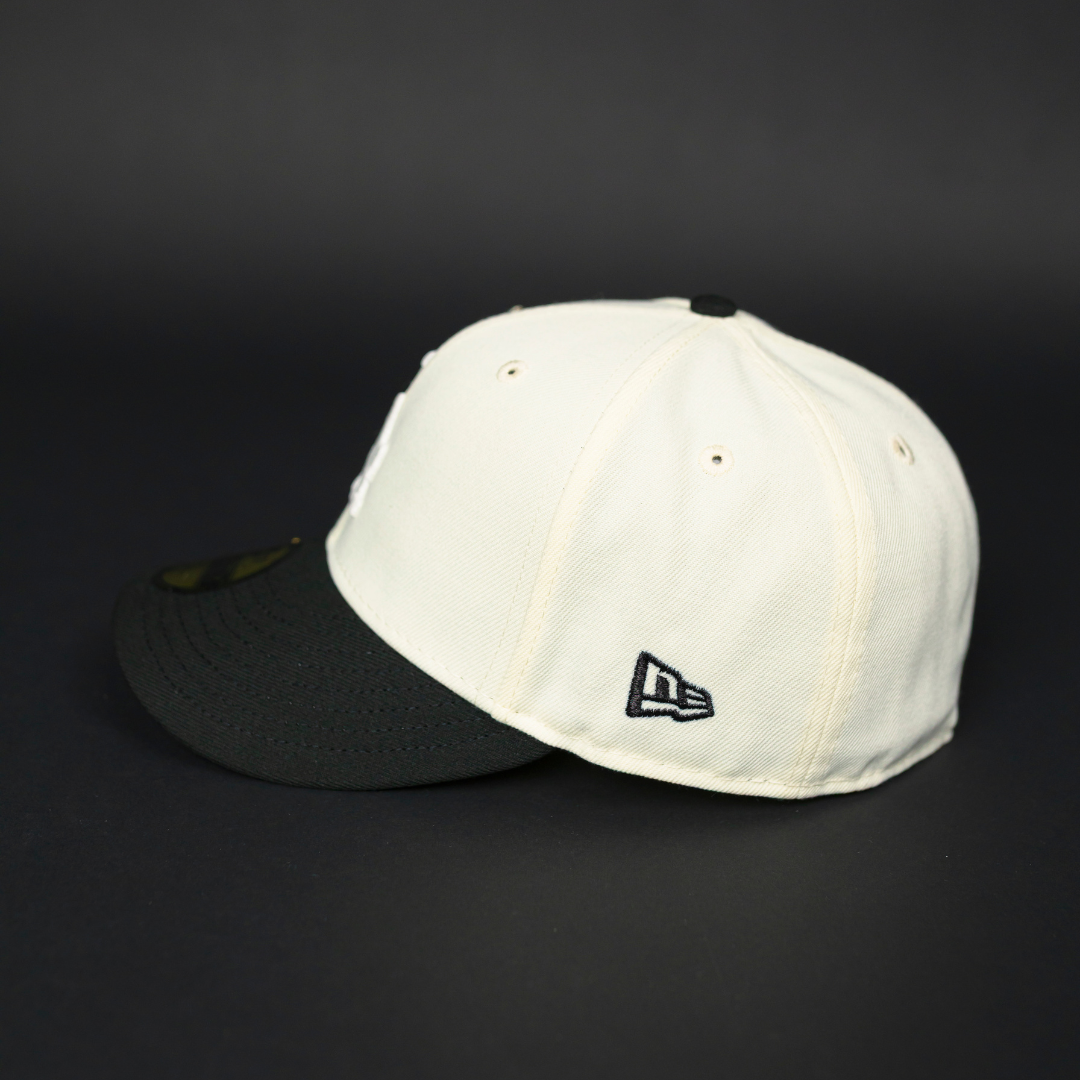 NEW ERA EXCLUSIVE 59FIFTY CHROME/ BLACK LOS ANGELES DODGERS W/ SHOHEI OHTANI SIDE PATCH