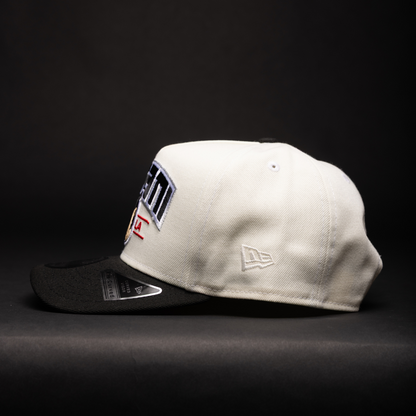 NEW ERA 9FIFTY A-FRAME CHROME/BLACK LOS ANGELES DODGERS "SHOHEI OHTANI" SCRIPT W/ LA LOGO SIDE PATCH