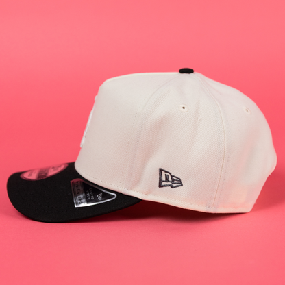 NEW ERA 9FIFTY A-FRAME CHROME/ BLACK LOS ANGELES DODGERS SNAPBACK W/ SHOHEI OHTANI SIDE PATCH