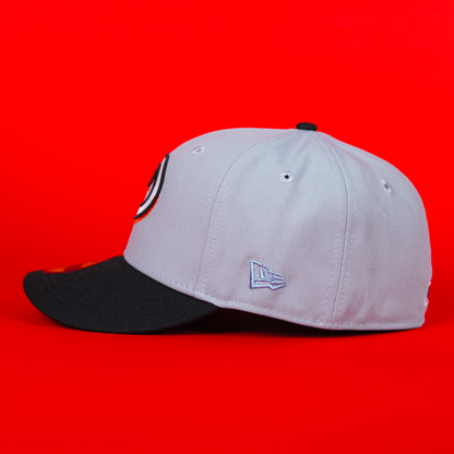 NEW ERA EXCLUSIVE 59FIFTY GREY/ BLACK ARIZONA DIAMONDBACKS W/ 1998 INAUGURAL SEASON SIDE PATCH