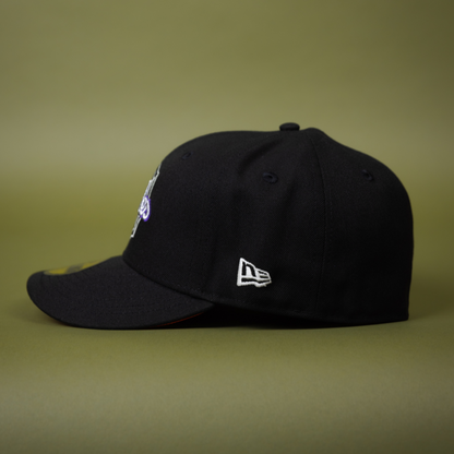 NEW ERA EXCLUSIVE 59FIFTY BLACK PHILADELPHIA PHILLIES W/ SPIDER WEB LOGO + 1996 ALL STAR GAME SIDE PATCH