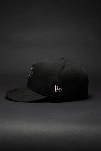 NEW ERA EXCLUSIVE 59FIFTY BLACK CHICAGO BLACKHAWKS W/ ALL STAR GAME PARK SIDE PATCH