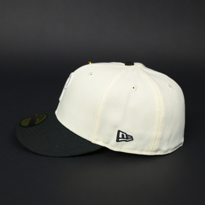 NEW ERA EXCLUSIVE 59FIFTY CHROME/ BLACK PHILADELPHIA PHILLIES W/ HOME OF THE PHILLIES SIDE PATCH