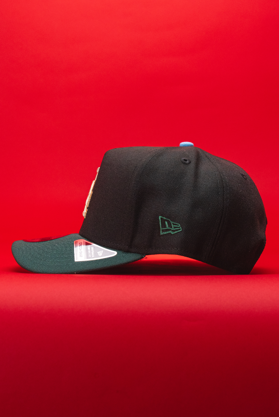 NEW ERA 9FIFTY A-FRAME BLACK/GREEN LOS ANGELES DODGERS SNAPBACK W/ SHOHEI OHTANI SIDE PATCH
