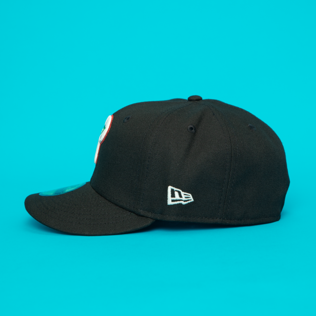 NEW ERA EXCLUSIVE 59FIFTY BLACK PHILADELPHIA PHILLIES W/ 1996 ALL STAR GAME SIDE PATCH