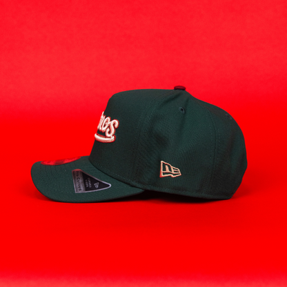 NEW ERA 9FIFTY A-FRAME FOREST GREEN HOUSTON ASTROS W/ 40TH ANNIVERSARY SIDE PATCH