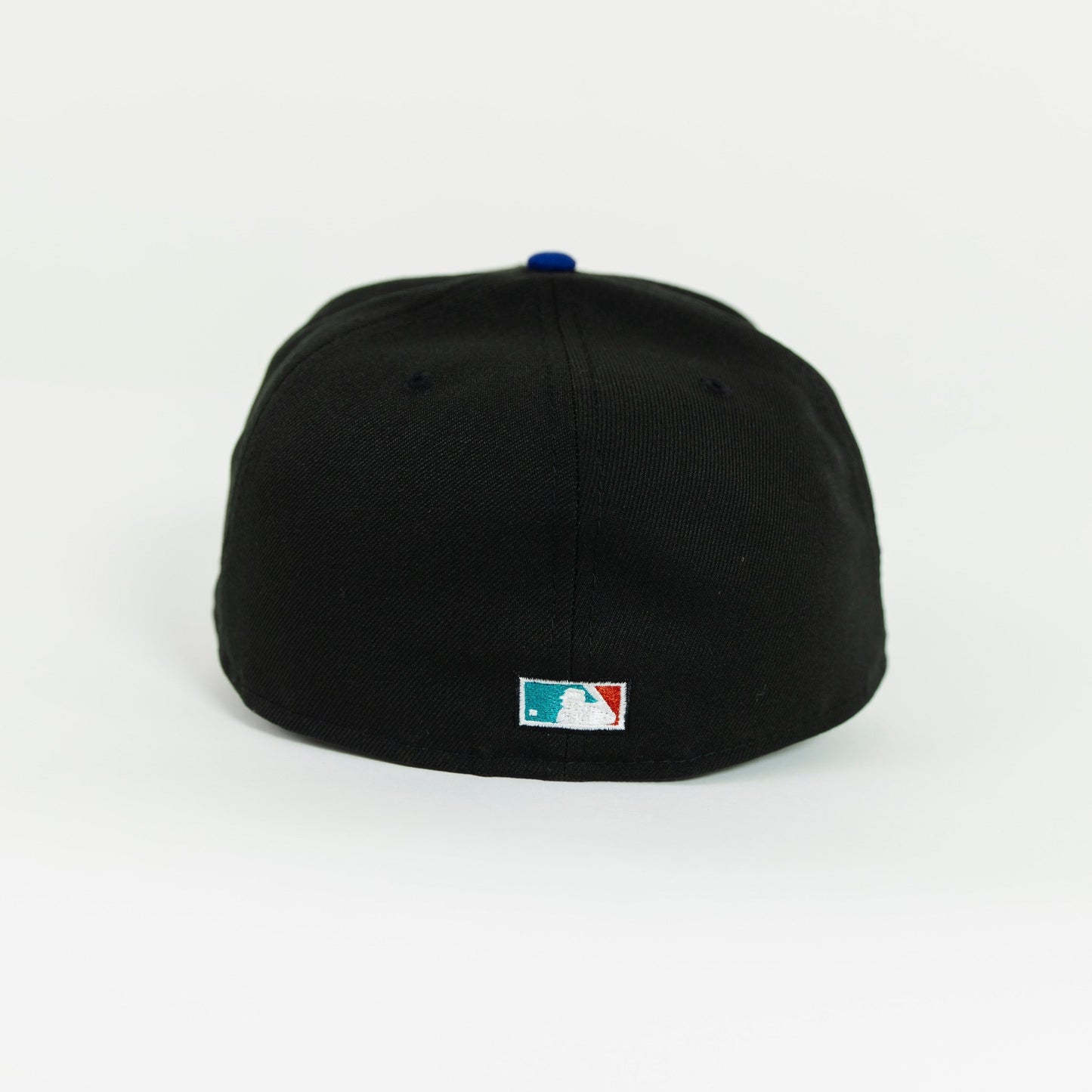 NEW ERA 59FIFTY BLACK/BLUE LOS ANGELES DODGERS SCRIPT W/ CACTUS LEAGUE SIDE PATCH