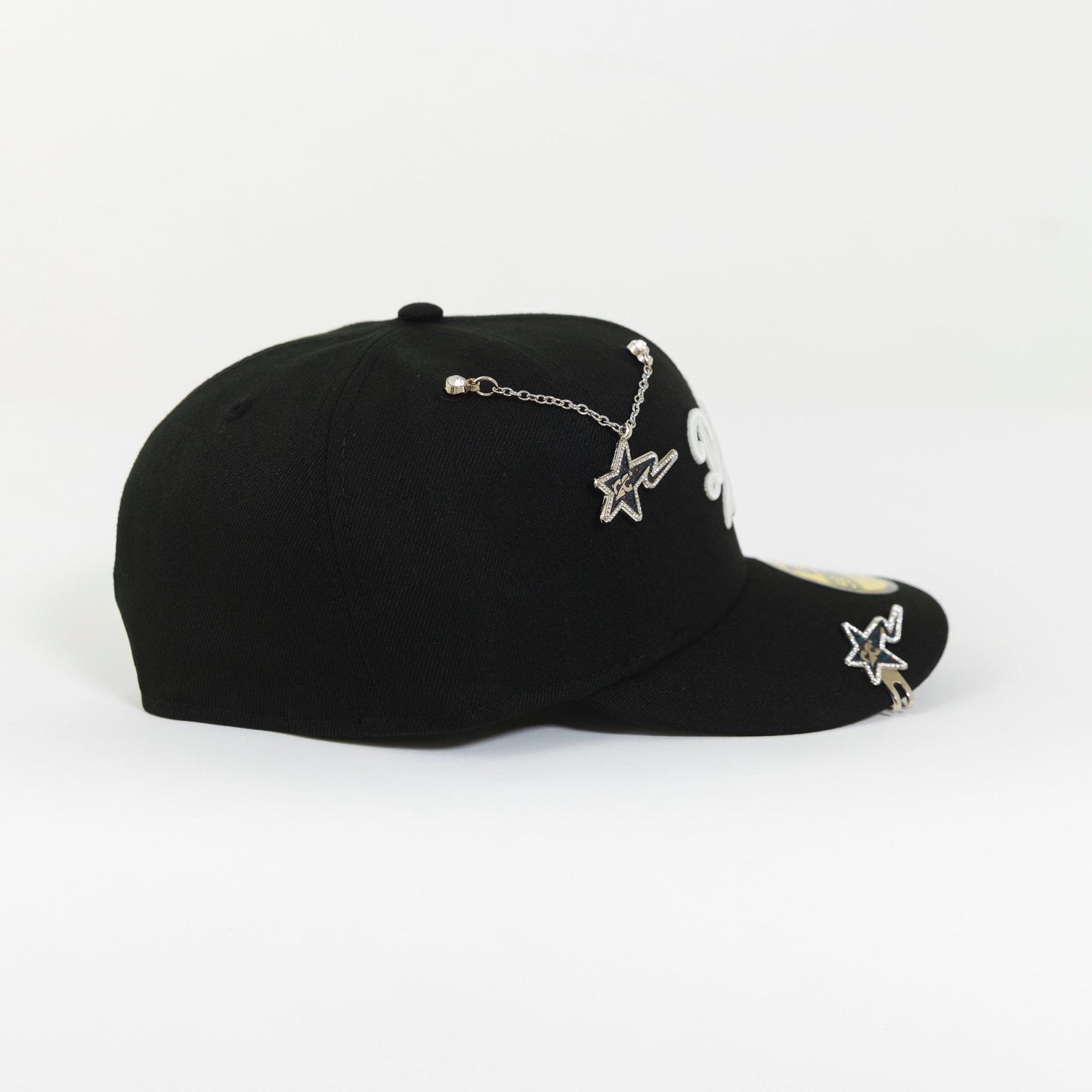 NEW ERA EXCLUSIVE 59FIFTY BLACK LOS ANGELES DODGERS SCRIPT