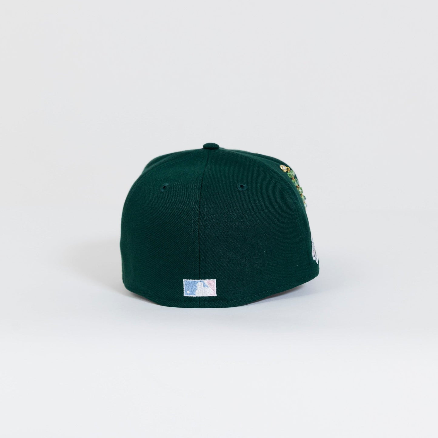 NEW ERA EXCLUSIVE 59FIFTY FOREST GREEN TAMPA BAY DEVIL RAYS W/ INAUGURAL SEASON SIDE PATCH