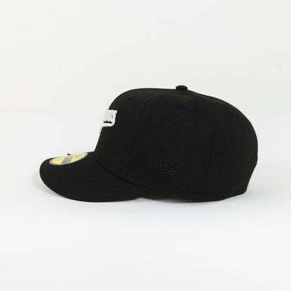 NEW ERA EXCLUSIVE 59FIFTY BLACK LOS ANGELES DODGERS SCRIPT