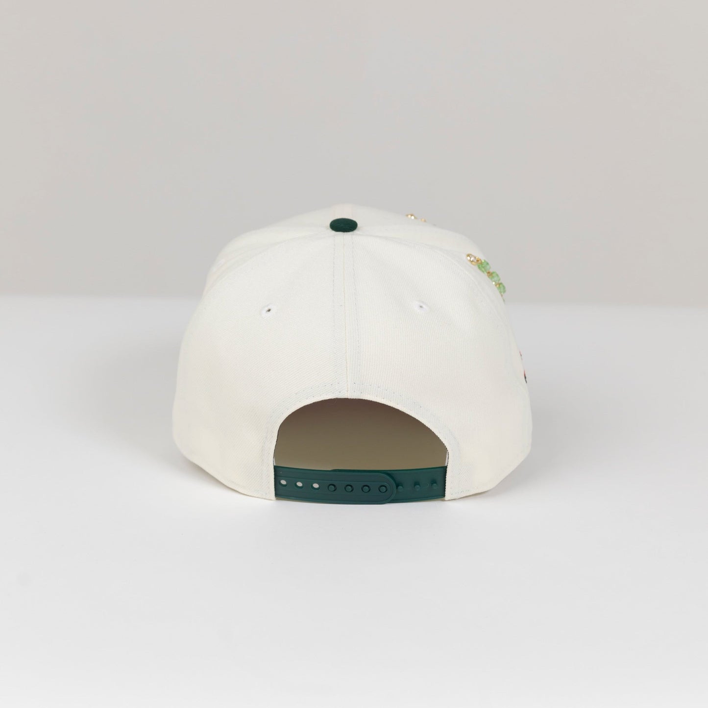 NEW ERA EXCLUSIVE 9FIFTY CHROME/ FOREST GREEN LOS ANGELES DODGERS SNAPBACK W/ 1981 WORLD SERIES SIDE PATCH