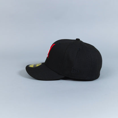 NEW ERA EXCLUSIVE 59FIFTY BLACK MILWAUKEE BREWERS W/ ALL STAR GAME SIDE PATCH