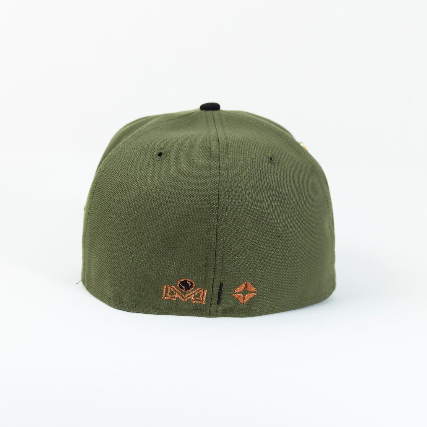 NEW ERA EXCLUSIVE 59FIFTY DARK OLIVE/ BLACK CHARROS DE JALISCO W/ CAMPEONES SIDE PATCH