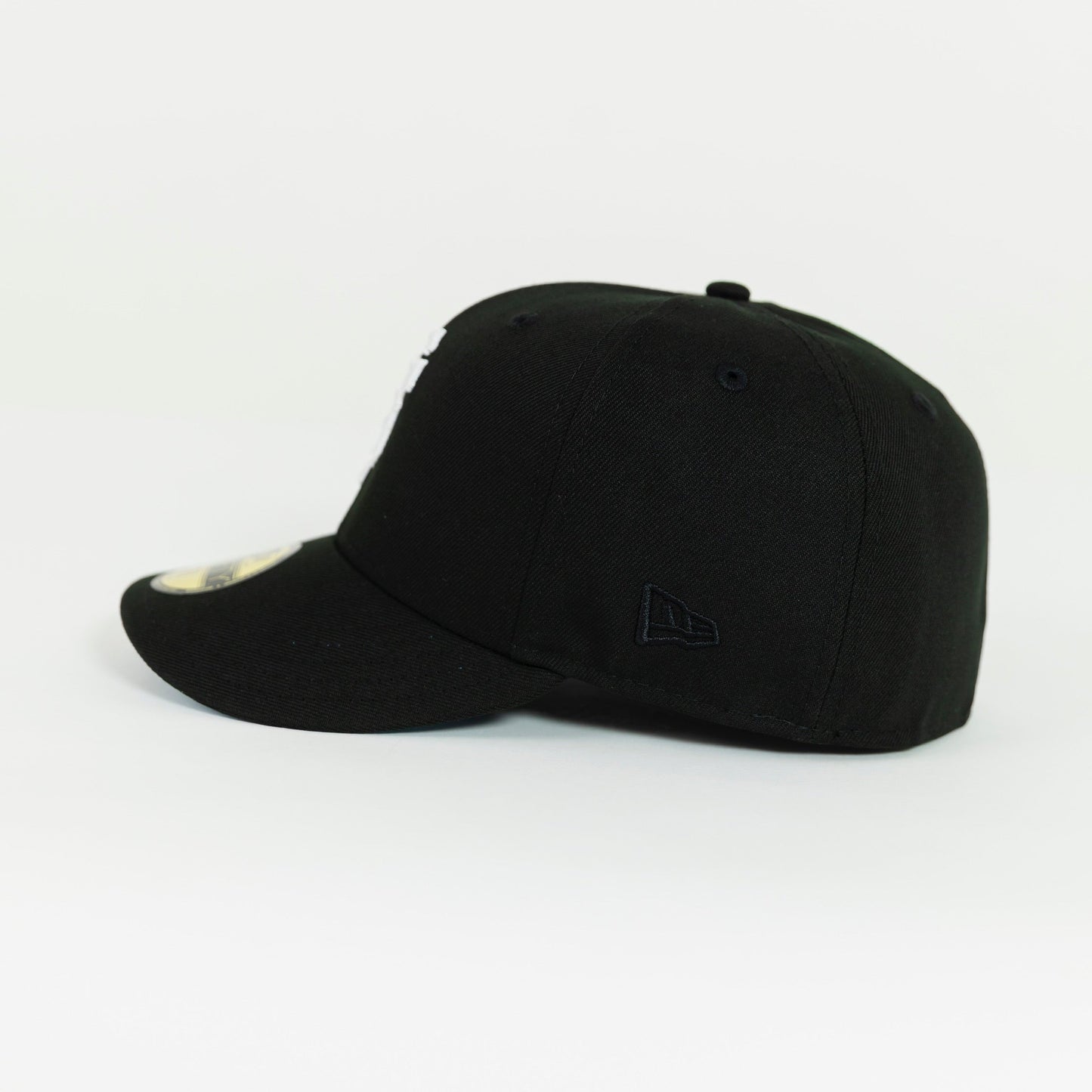 NEW ERA EXCLUSIVE 59FIFTY BLACK SAN FRANCISCO GIANTS W/ "SF GIANTS" SIDE PATCH