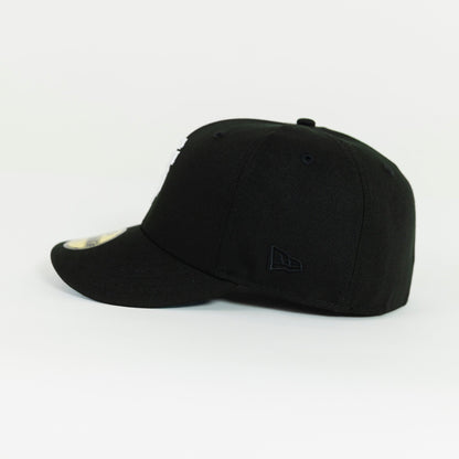 NEW ERA EXCLUSIVE 59FIFTY BLACK SAN FRANCISCO GIANTS W/ "SF GIANTS" SIDE PATCH